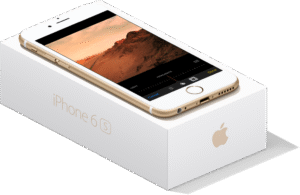 Iphone 6 on a box